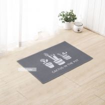 NYLON PRINT MAT 45*65 CACTUS GREY