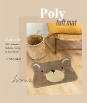 THẢM SOFT  POLY ANIMAL 40*60 POLAR BEAR